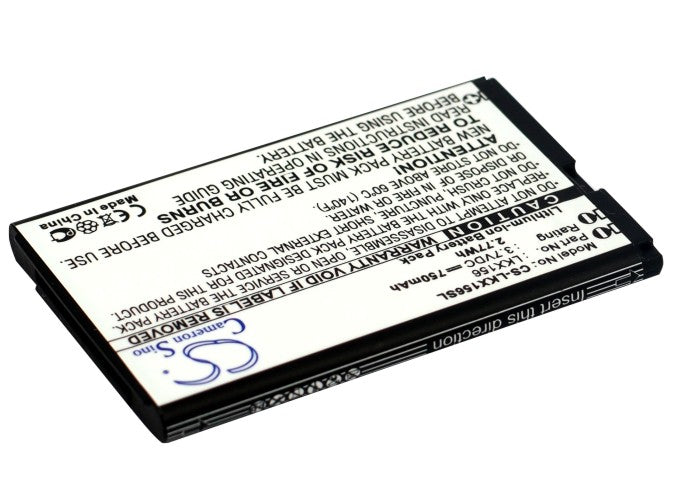 Li-Polymer Battery fits Lg, C600, Kx126, Kx156 3.7V, 750mAh Mobile & SmartPhone Cameron Sino Technology Limited