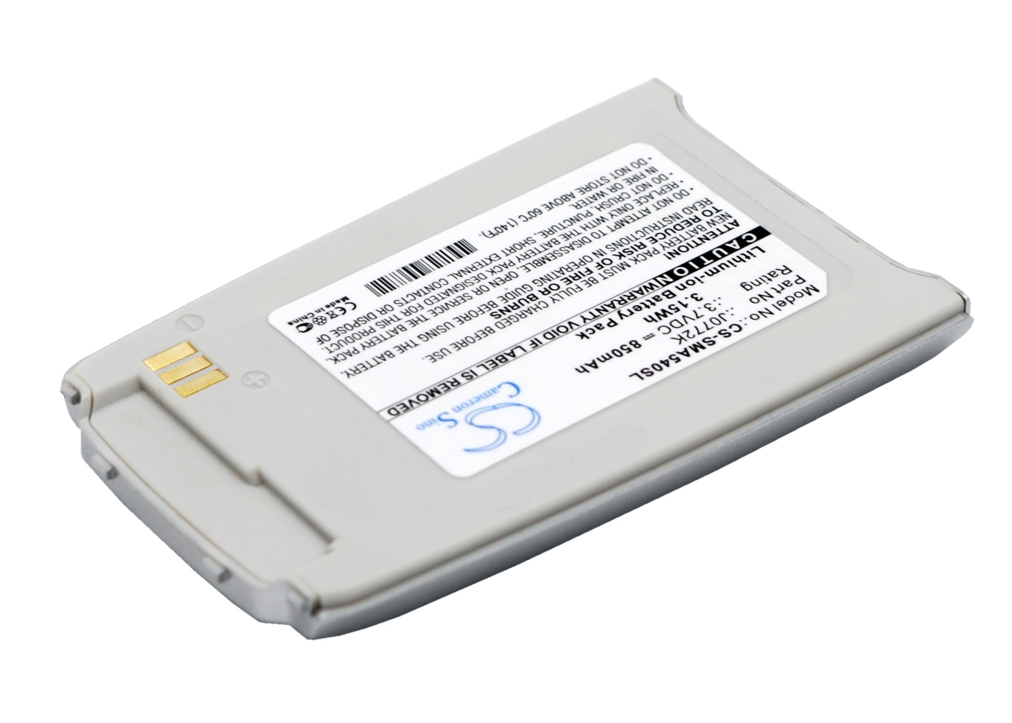 Li-ion Battery fits Samsung, Sph-a540 3.7V, 850mAh Mobile & SmartPhone Cameron Sino Technology Limited (Suspended)