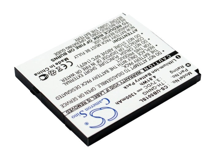Li-ion Battery fits Ubiquio, 501 3.7V, 1300mAh Computer Cameron Sino Technology Limited