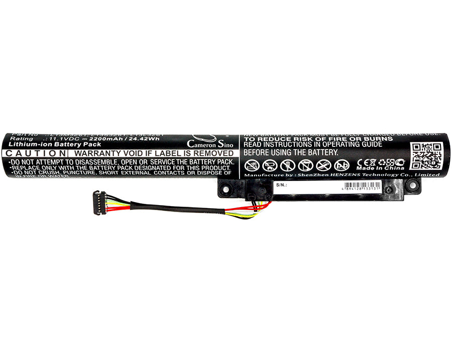 Li-ion Battery fits Lenovo, 59-407061, 59-439199, Ideapad Flex 10 11.1V, 2200mAh Notebook & Laptop Cameron Sino Technology Limited