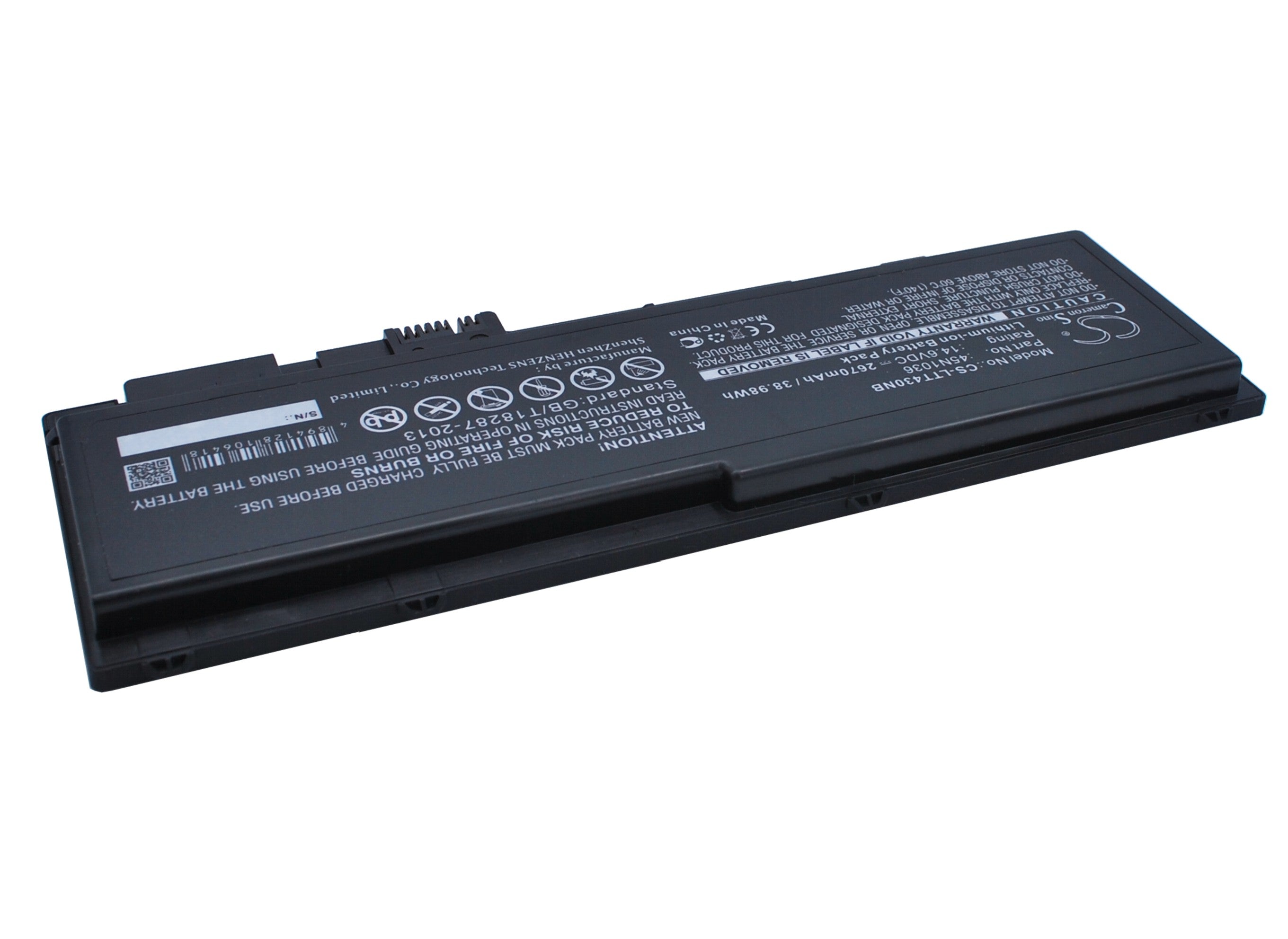 Li-ion Battery fits Lenovo, Thinkpad T430s, Thinkpad T430si 14.6V, 2670mAh Computer Cameron Sino Technology Limited