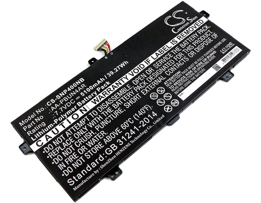 Li-ion Battery fits Samsung, 900x5l, 900x5l-k01, 900x5l-k02 7.7V, 5100mAh Notebook & Laptop Cameron Sino Technology Limited