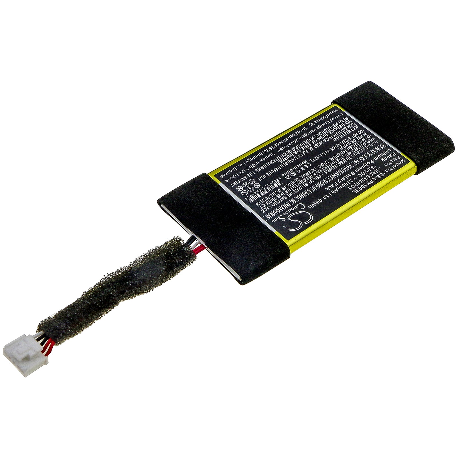 Li-Polymer Speaker Battery fits Lg, Xboom Go Pl5 3.8V, 3700mAh Speaker Cameron Sino Technology Limited