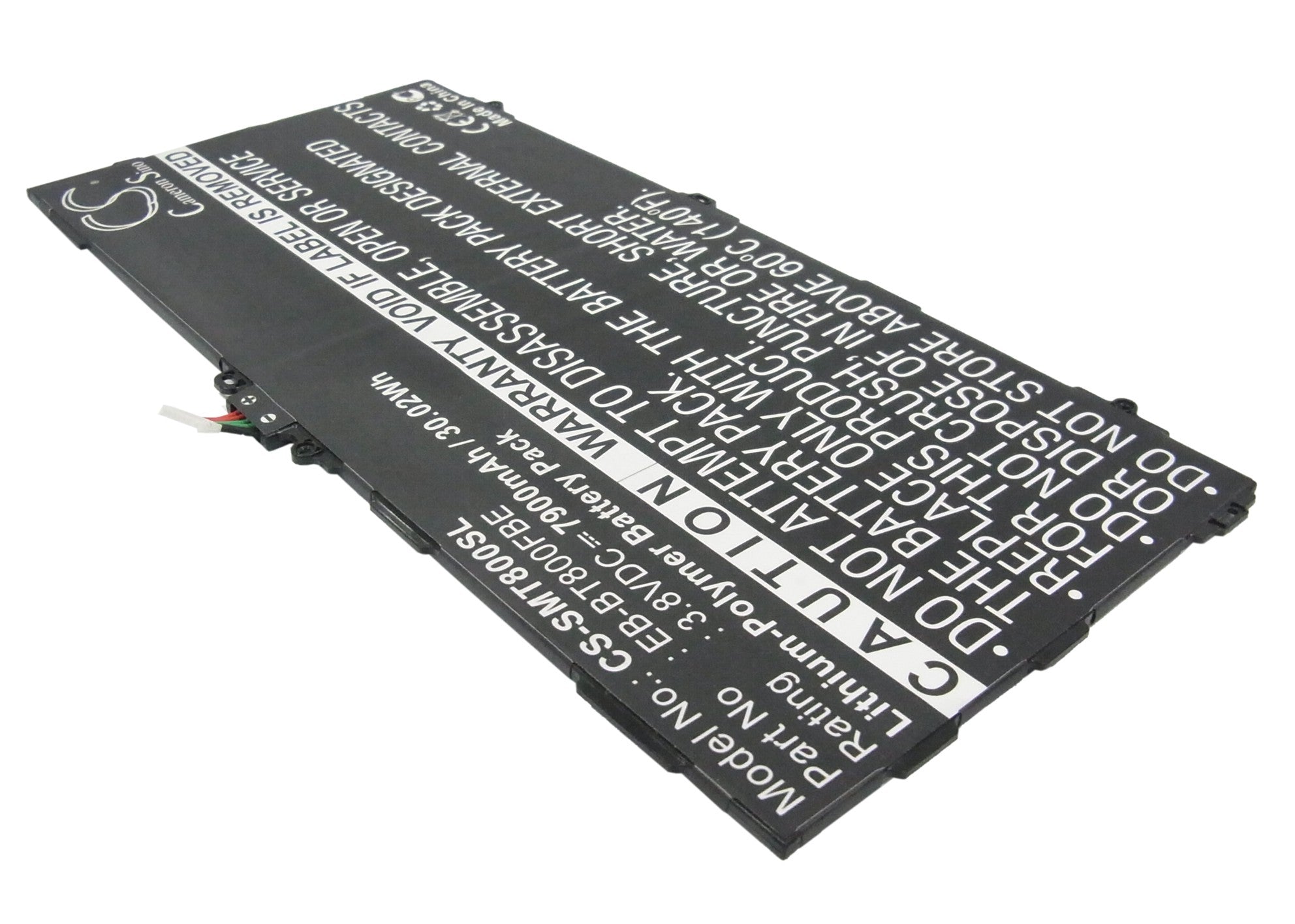 Li-Polymer Battery fits Samsung, Chagall, Galaxy Tab S 10.5, Galaxy Tab S 10.5 Lte 3.8V, 7900mAh Tablet Cameron Sino Technology Limited