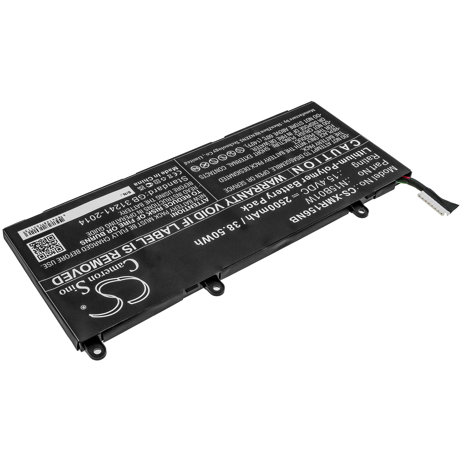 Li-ion Battery fits Xiaomi, N15b01w 15.4V, 2500mAh Notebook & Laptop Cameron Sino Technology Limited