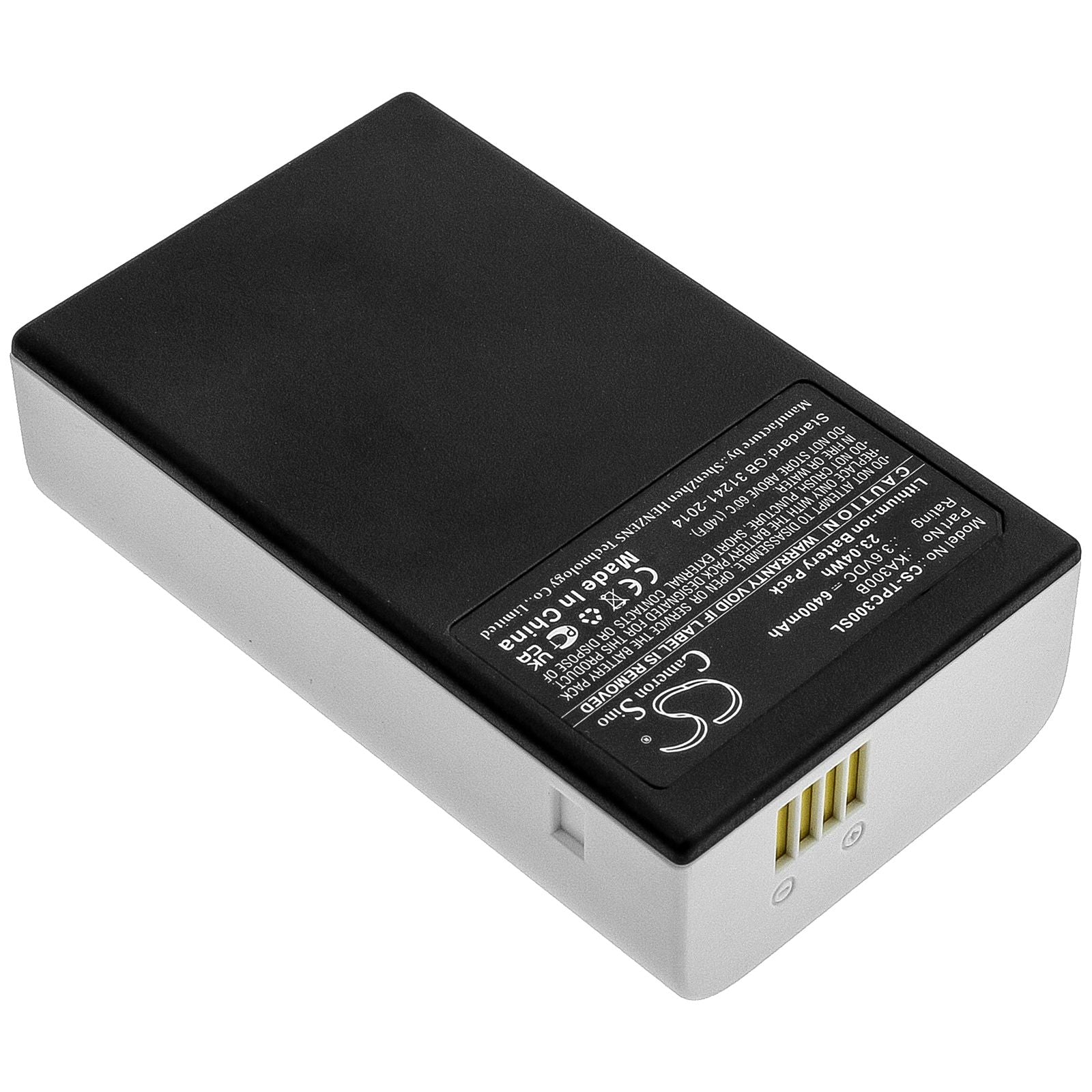 Li-ion Battery fits Tp-link, Kasa Kc300 3.6V, 6400mAh Home Electronics Cameron Sino Technology Limited