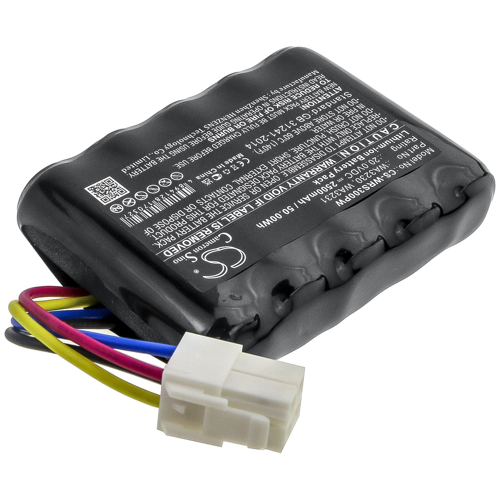 Li-ion Battery fits Worx, Landroid S 390m2, Landroid S Basic, Landroid S300 20.0V, 2500mAh Lawn Mowers Cameron Sino Technology Limited