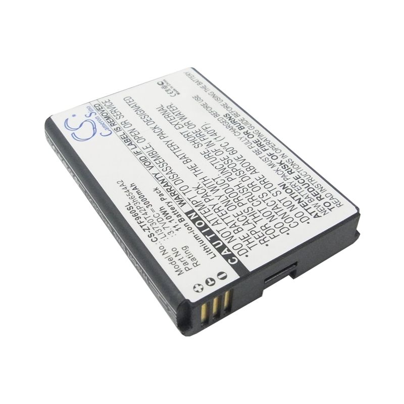 Li-ion Battery fits Net10, Srq-z289l, Z289l, T-mobile 3.7V, 3000mAh Hotspot Cameron Sino Technology Limited