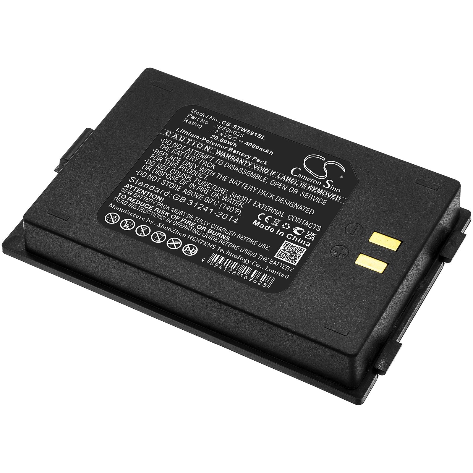 Ni-MH Battery fits Satlink, Ws-6916 7.4V, 4000mAh Equipment & Survey & Test Cameron Sino Technology Limited