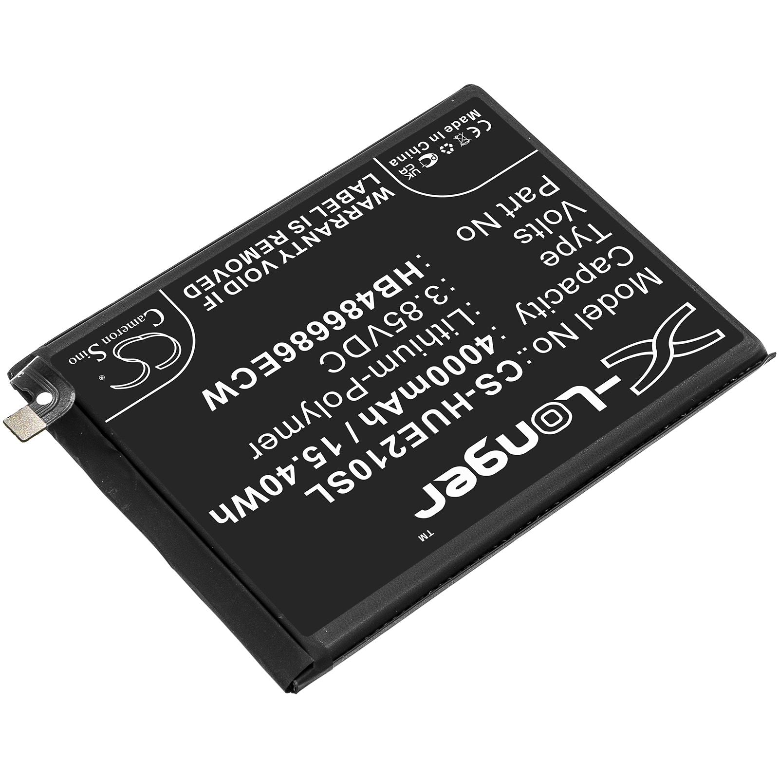Li-Polymer Battery fits Huawei, Changxiang 20 Plus, Enjoy 20 Plus, Enjoy 20 Plus 5g Standard Edit 3.85V, 4000mAh Mobile & SmartPhone Cameron Sino Technology Limited