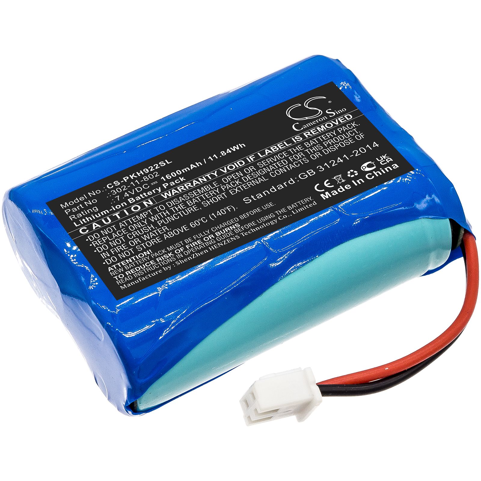 Li-ion Battery fits Peaktech, Dvb-c, Dvb-c/s/t, Dvb-s 7.4V, 1600mAh Equipment & Survey & Test Cameron Sino Technology Limited