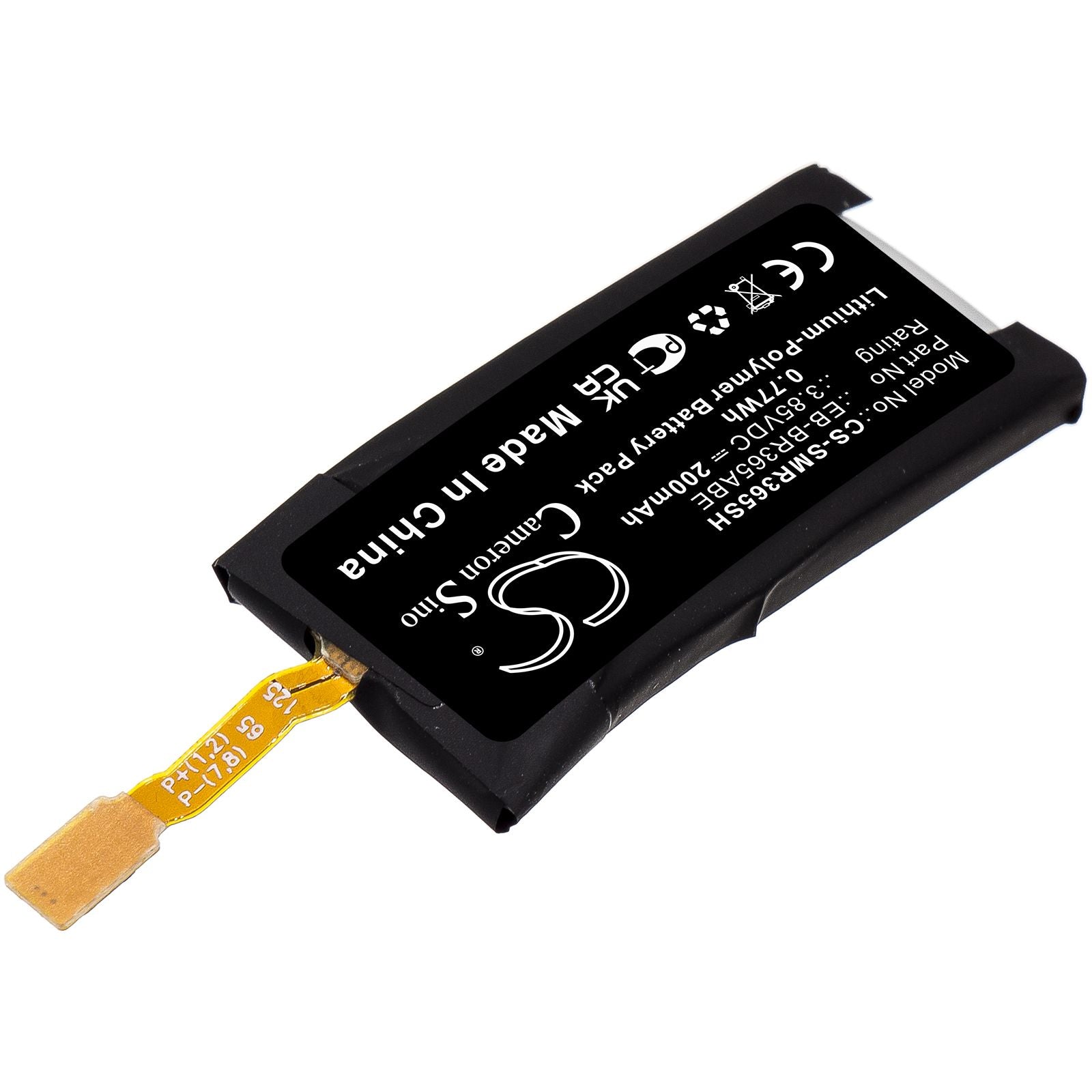 Li-Polymer Battery fits Samsung, Gear Fit 2 Pro, Sm-r365 3.85V, 200mAh Smartwatch Cameron Sino Technology Limited