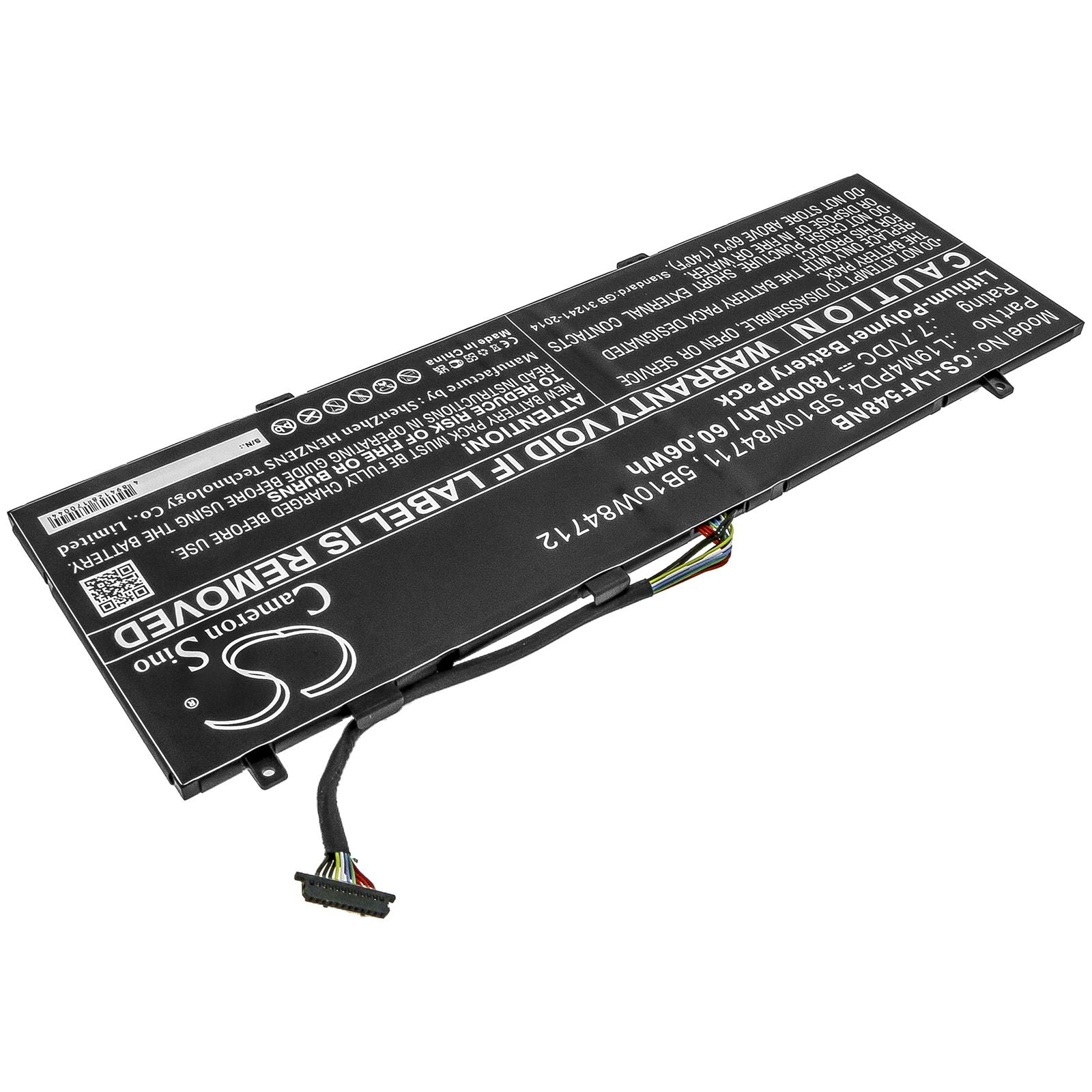 Li-ion Battery fits Lenovo, Flex 5g, Flex 5g-14q8cx05(81xe/82ak) 7.7V, 7800mAh Notebook & Laptop Cameron Sino Technology Limited
