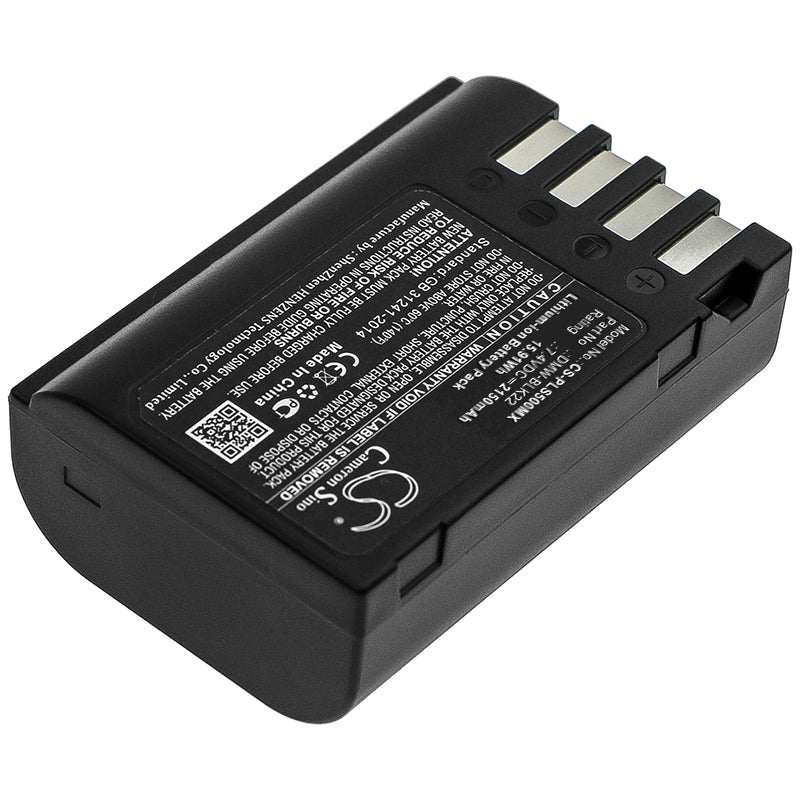 Li-ion Battery fits Panasonic, Lumix Dc-s5, Lumix Dc-s5k 7.4V, 2250mAh Camera Cameron Sino Technology Limited