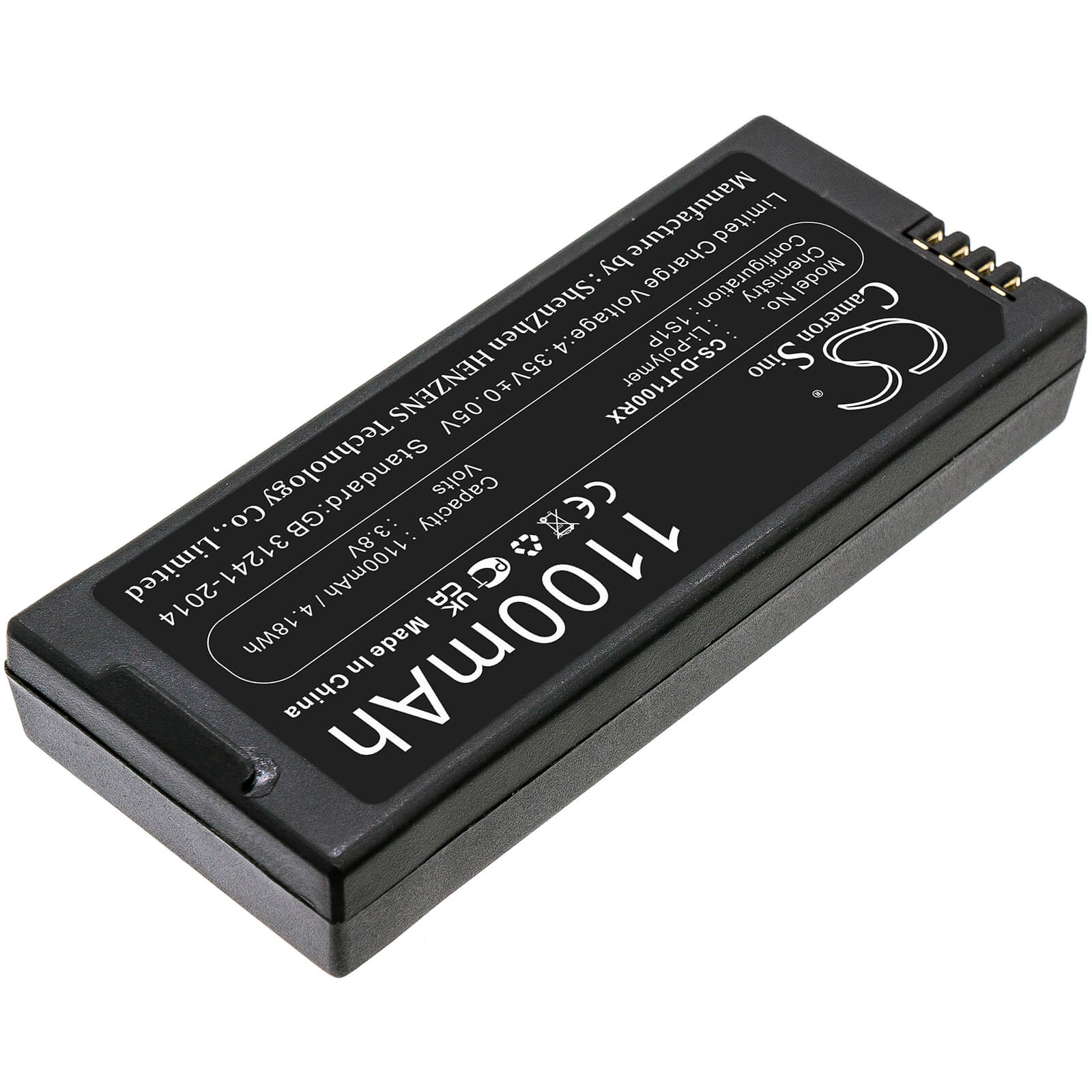 Li-Polymer Battery fits Dji, Tello 3.8V, 1100mAh Drones Cameron Sino Technology Limited
