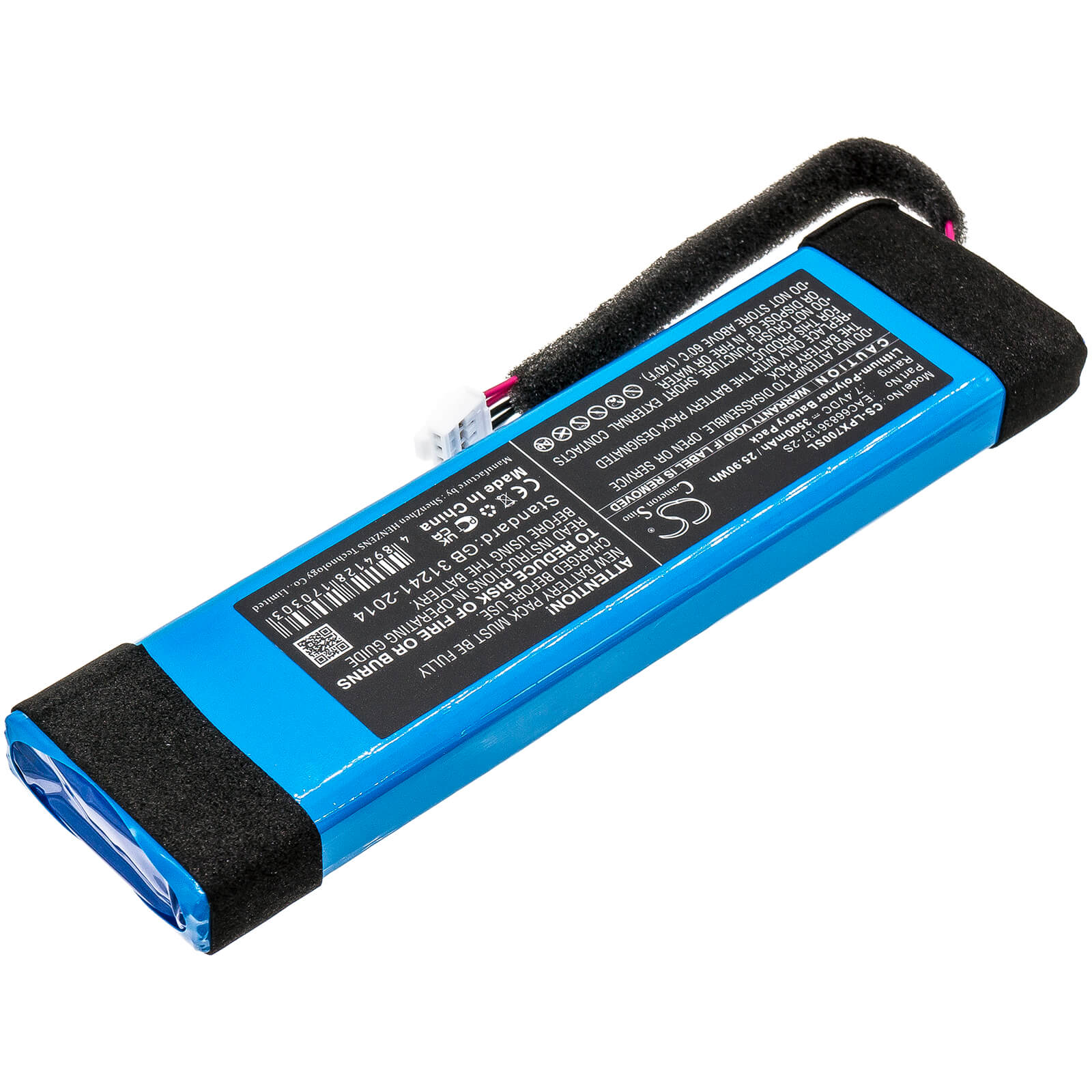 Li-Polymer Speaker Battery fits Lg, Xboom Go Pl7 7.4V, 3500mAh Speaker Cameron Sino Technology Limited