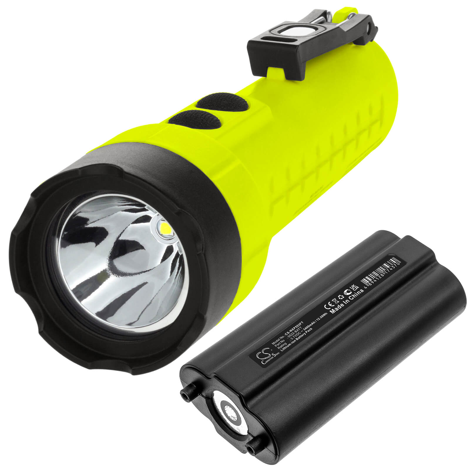 Li-ion Battery fits Nightstick, Xpr-5522gmx 3.7V, 3400mAh / 12.58Wh Flashlight Cameron Sino Technology Limited