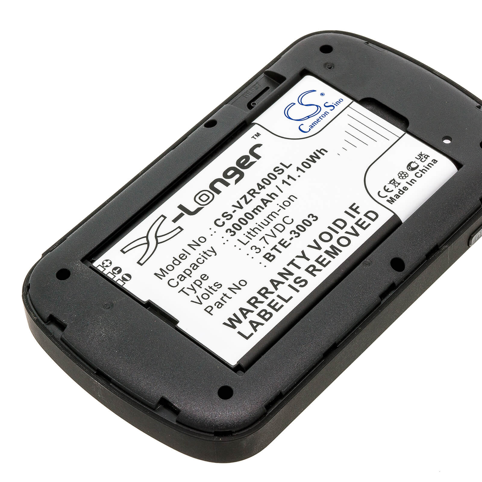 Li-ion Battery fits Orbic, Orb400lb, Orb400lbvzrt 3.7V, 3000mAh / 11.10Wh Hotspot Cameron Sino Technology Limited