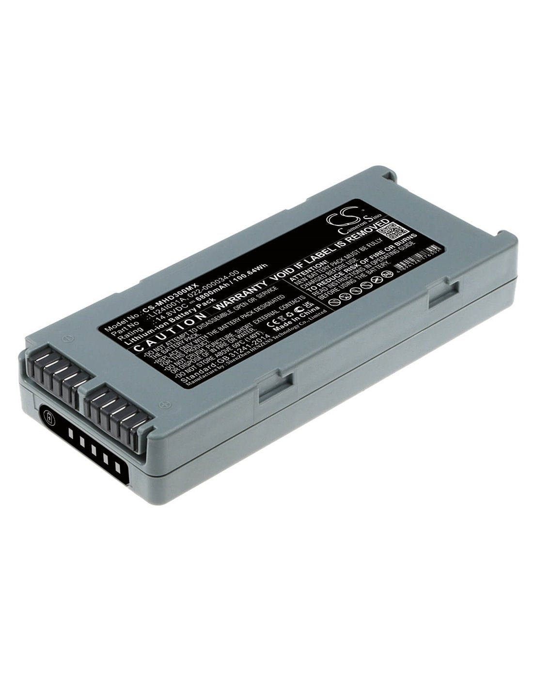 Li-ion Battery fits Mindray, Beneheart D1, Beneheart D2 14.8V, 6800mAh / 100.64Wh Medical Cameron Sino Technology Limited