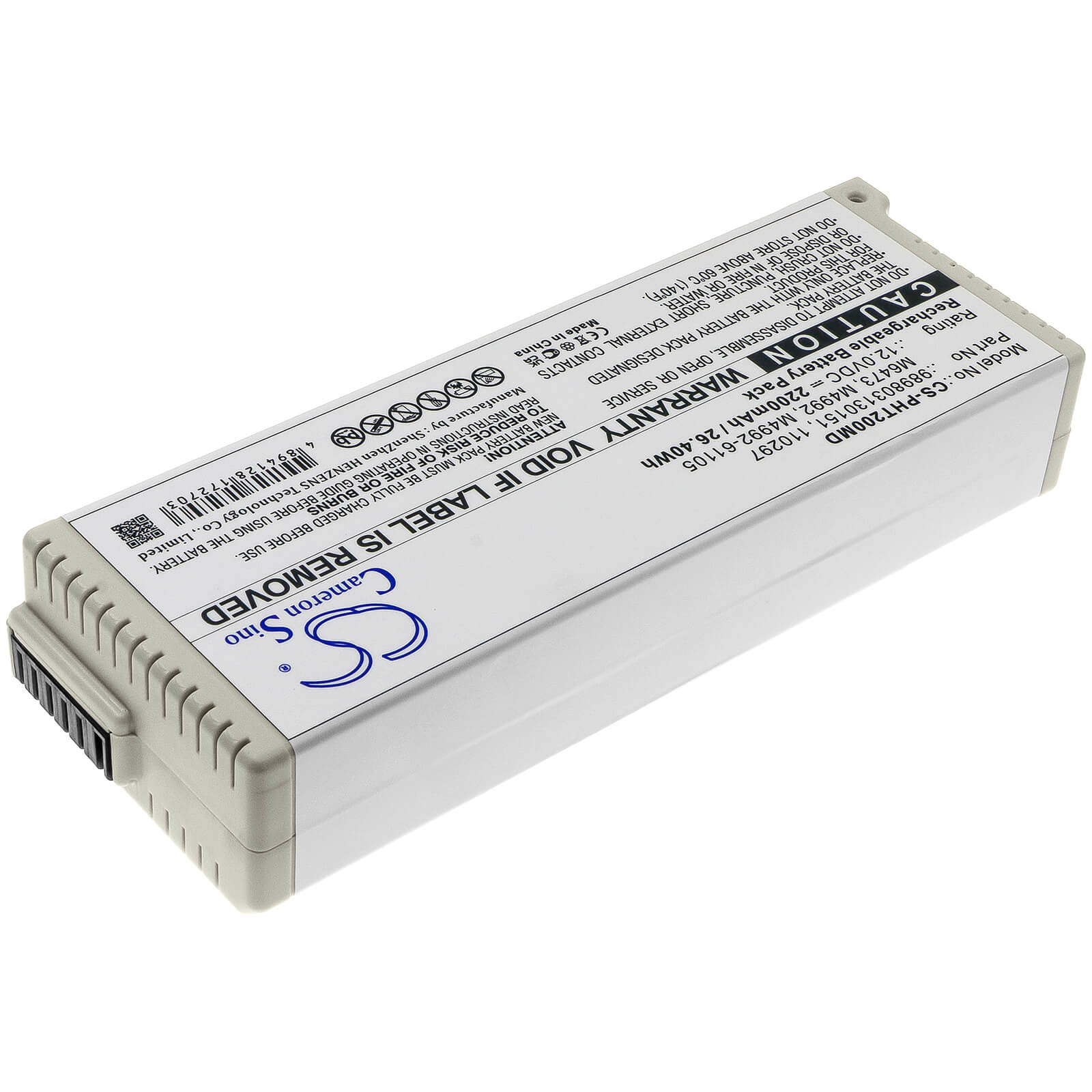 Sealed Lead Acid Battery fits Philips, Ecg Pagewriter Trim I, Pagewriter Trim 2 12.0V, 2200mAh / 26.40Wh Medical Cameron Sino Technology Limited