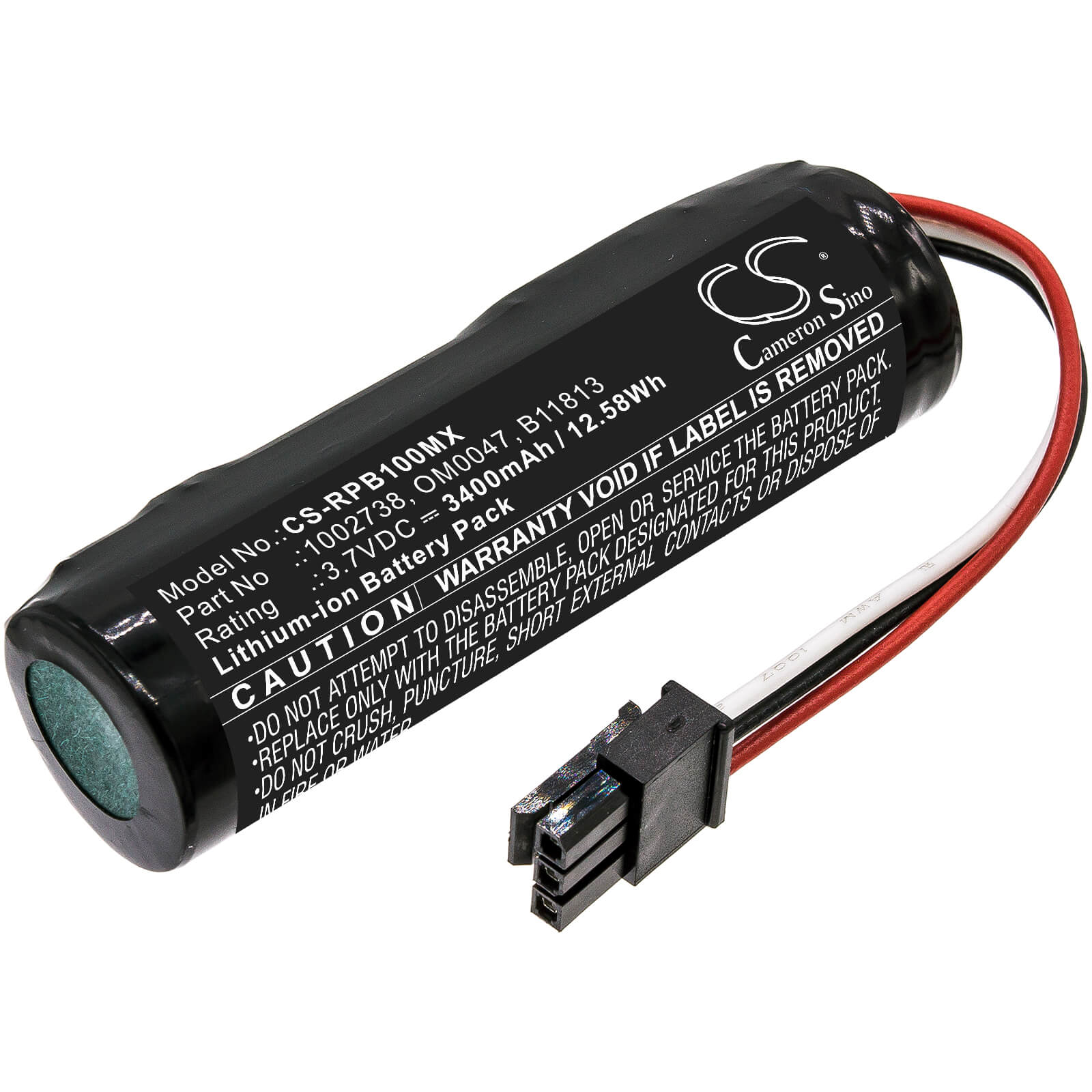 Li-ion Battery fits Respironics, Bilichek Noninvasive Bilirubin, Bilichek Noninvasive Bilirubin 3.7V, 3400mAh / 12.58Wh Medical Cameron Sino Technology Limited