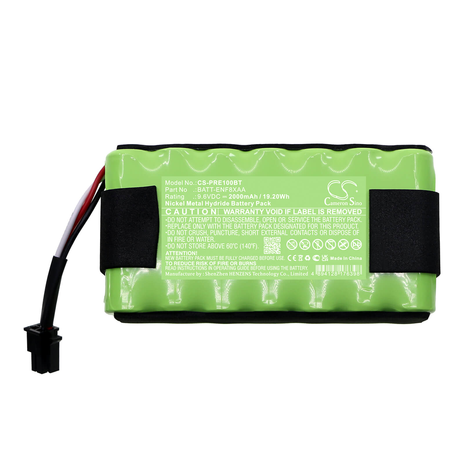 Ni-MH Battery fits Stryker, Irrigation Ahto, Irrigation Pump Ahto 16.8V, 2000mAh / 33.60Wh Medical Cameron Sino Technology Limited
