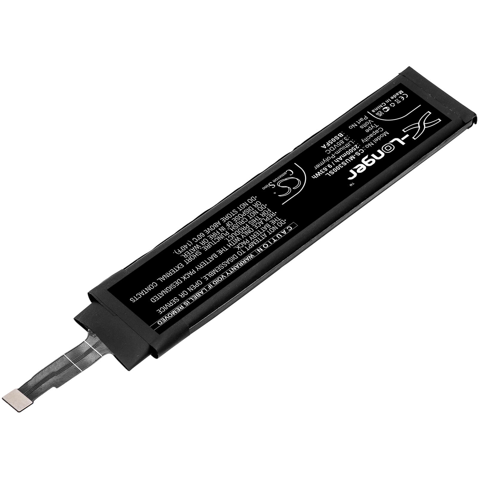 Li-Polymer Battery fits Xiaomi, Black Shark 3 Pro, Black Shark 3 Pro 5g 3.85V, 2500mAh / 9.63Wh Mobile & SmartPhone Cameron Sino Technology Limited
