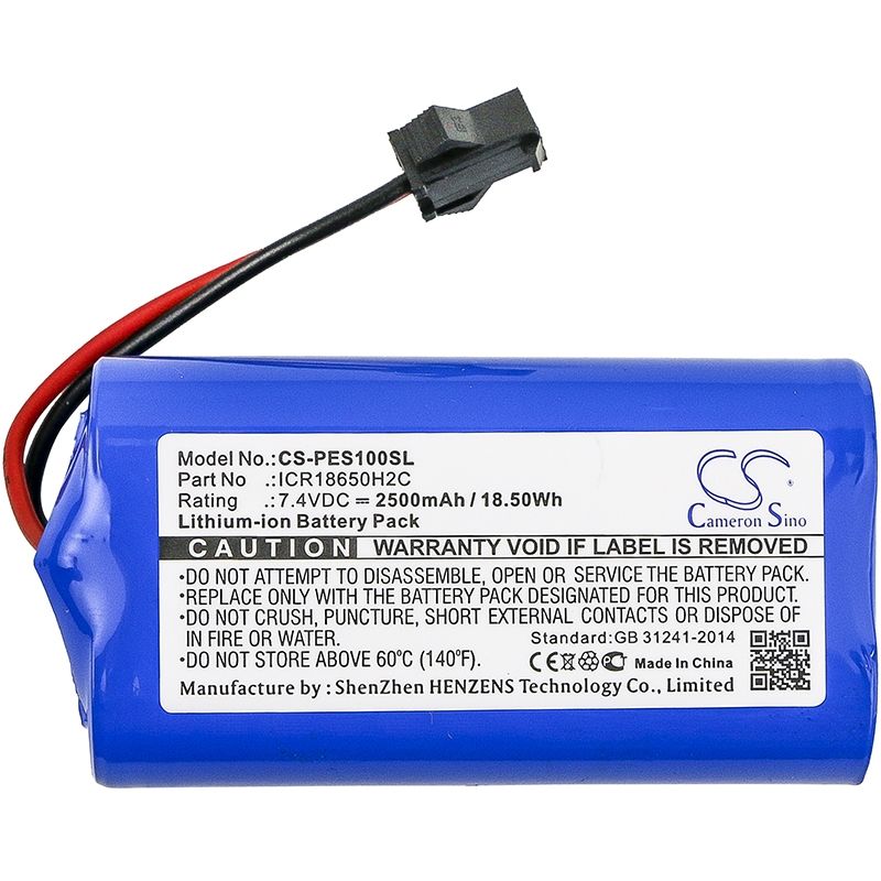 Li-ion Battery fits Peugeot, Elis, Peugeot 7.4V, 2500mAh Kitchenware Cameron Sino Technology Limited