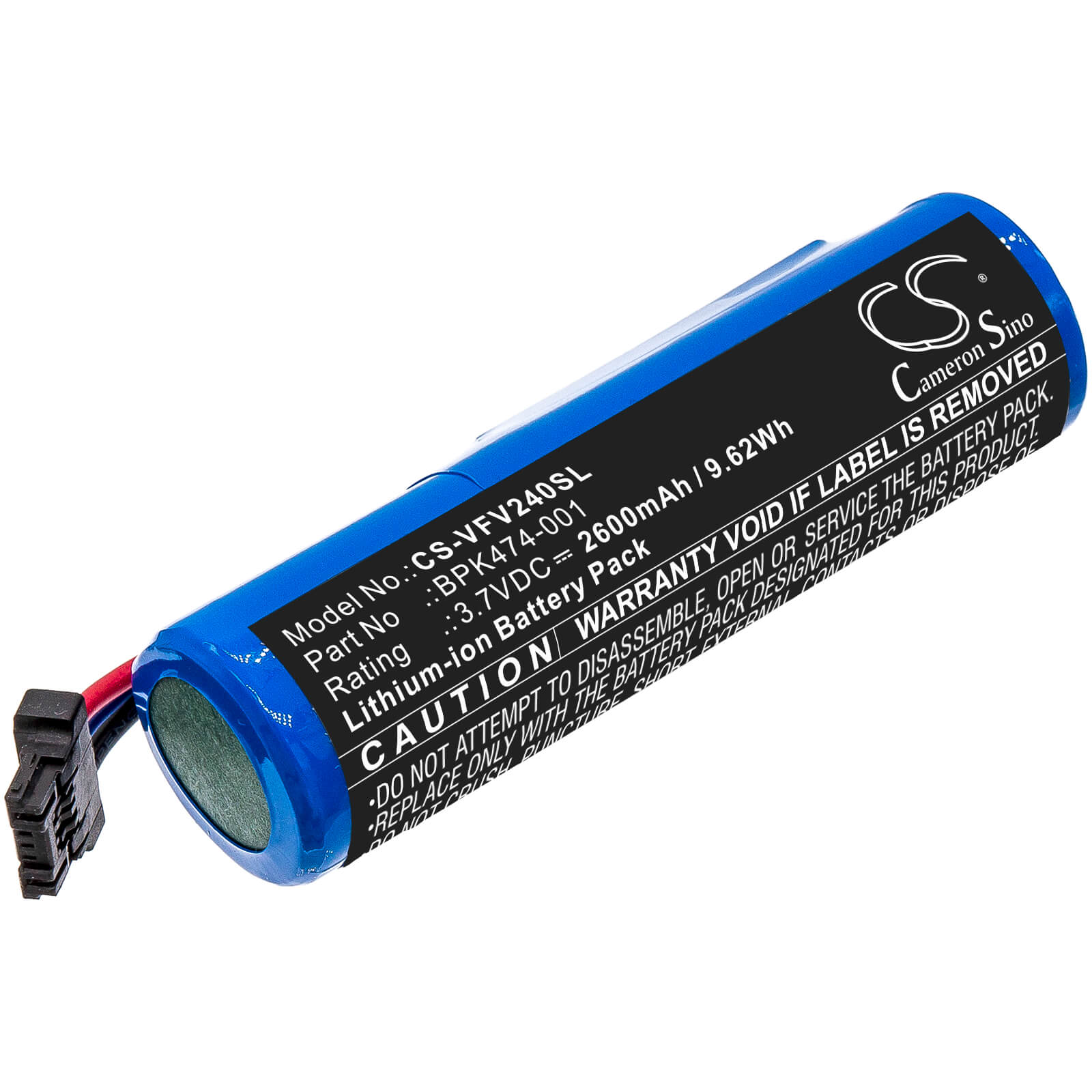 Li-ion Battery fits Verifone, 3gbwc, V240m Plus 3.7V, 2600mAh / 9.62Wh Payment Terminal Cameron Sino Technology Limited