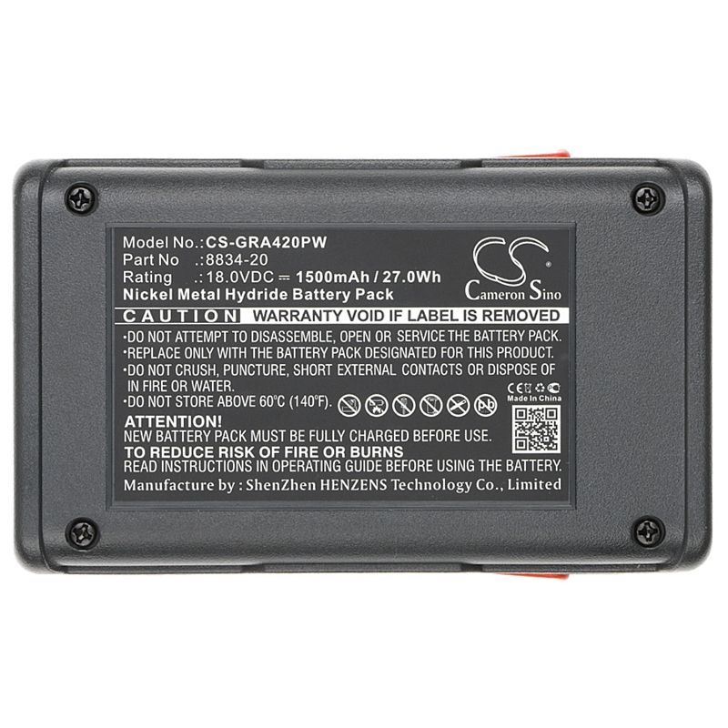 Ni-mh Battery Fits Gardena, 648844, 648872, Heckenschere Easycut 42 Accu 18.0v, 1500mah Gardening Tools Cameron Sino Technology Limited