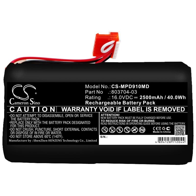 Sealed Lead Acid Battery fits Medtronic, Lifepak 9, Lifepak 9a, Lifepak 9b 16.0V, 2500mAh Medical Cameron Sino Technology Limited