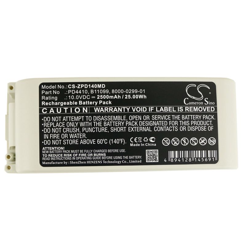 Sealed Lead Acid Battery fits Zoll, Aed Pro Defibrillator, M Series, Pd 1400 10.0V, 2500mAh Medical Cameron Sino Technology Limited
