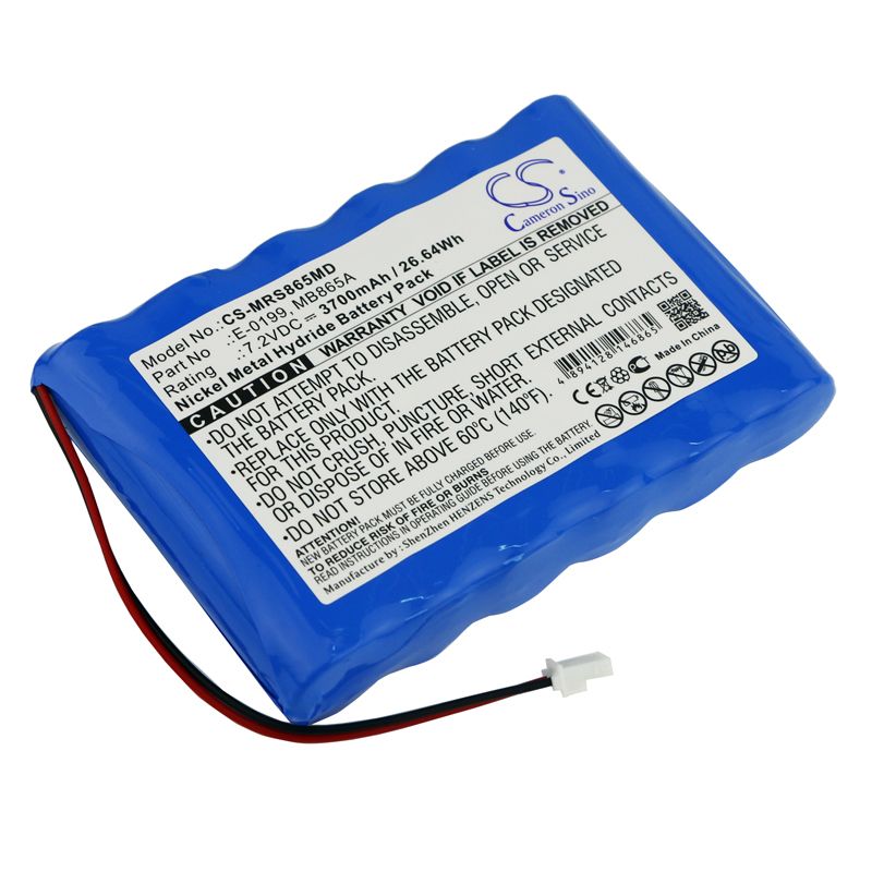 Ni-MH Battery fits Mir, Spirolab Spirometer Ii, Spirolab Spirometer Iii, 7.2V, 3700mAh Medical Cameron Sino Technology Limited