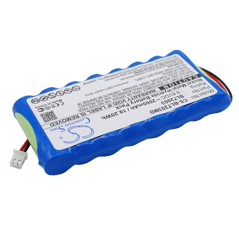 Ni-MH Battery fits Biolat, Blt2003, Blt2003 Ecg Ekg, 9.6V, 2000mAh Medical Cameron Sino Technology Limited