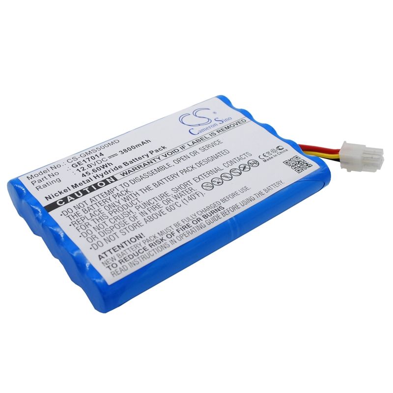 Ni-mh Battery Fits Ge, Datex-ohmeda S/5, Datex-ohmeda S/5 Patient Monitor, Datex-ohmeda S/5cam 12.0v, 3800mah Medical Cameron Sino Technology Limited