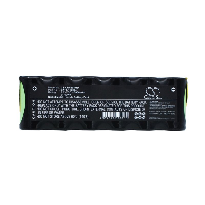 Ni-MH Battery fits Cardionova, Pump 2001, Pump 2010, Pump 2011 7.2V, 3000mAh Medical Cameron Sino Technology Limited