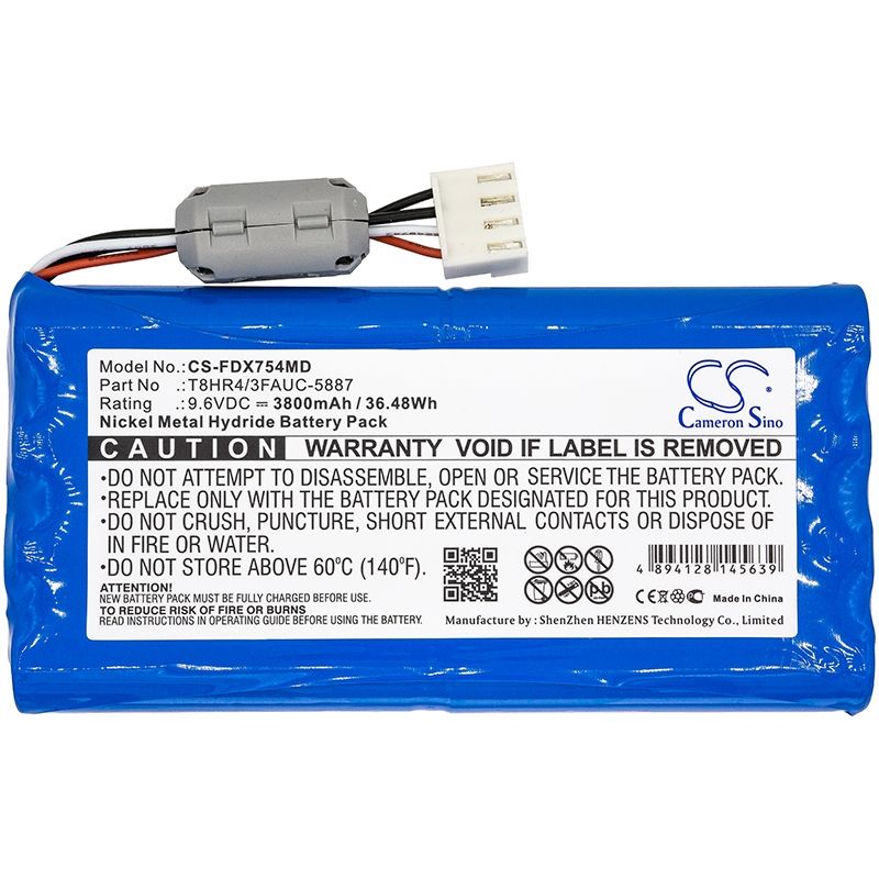 Ni-MH Battery fits Fukuda, Fcp-7541, Fx-7540, Fx-7542 9.6V, 3800mAh Medical Cameron Sino Technology Limited