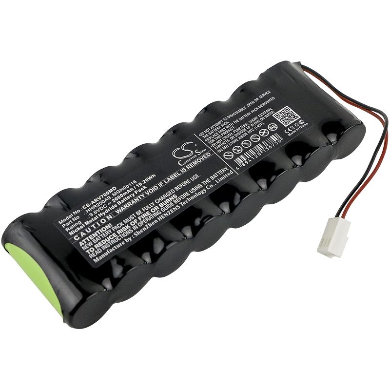 Ni-MH Battery fits Arcomed Ag, Sp6000 Syringe, Syramed Sp6000, Syramed Usp6000 9.6V, 2000mAh Medical Cameron Sino Technology Limited