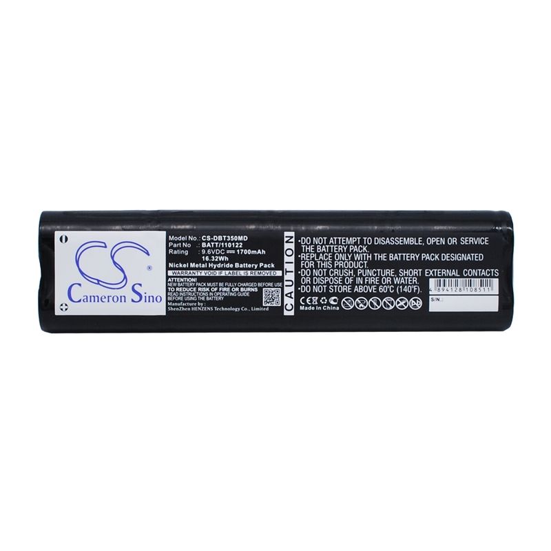 Ni-MH Battery fits Bioset, 3500, Dego, Cardiomed 3 Ecg 9.6V, 1700mAh Medical Cameron Sino Technology Limited