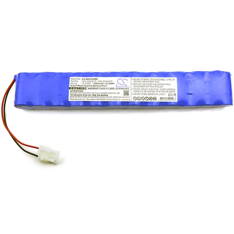 Ni-MH Battery fits Bruker, 3002 Ih, Defigard, Defigard 3002 Ih 14.4V, 3000mAh Medical Cameron Sino Technology Limited