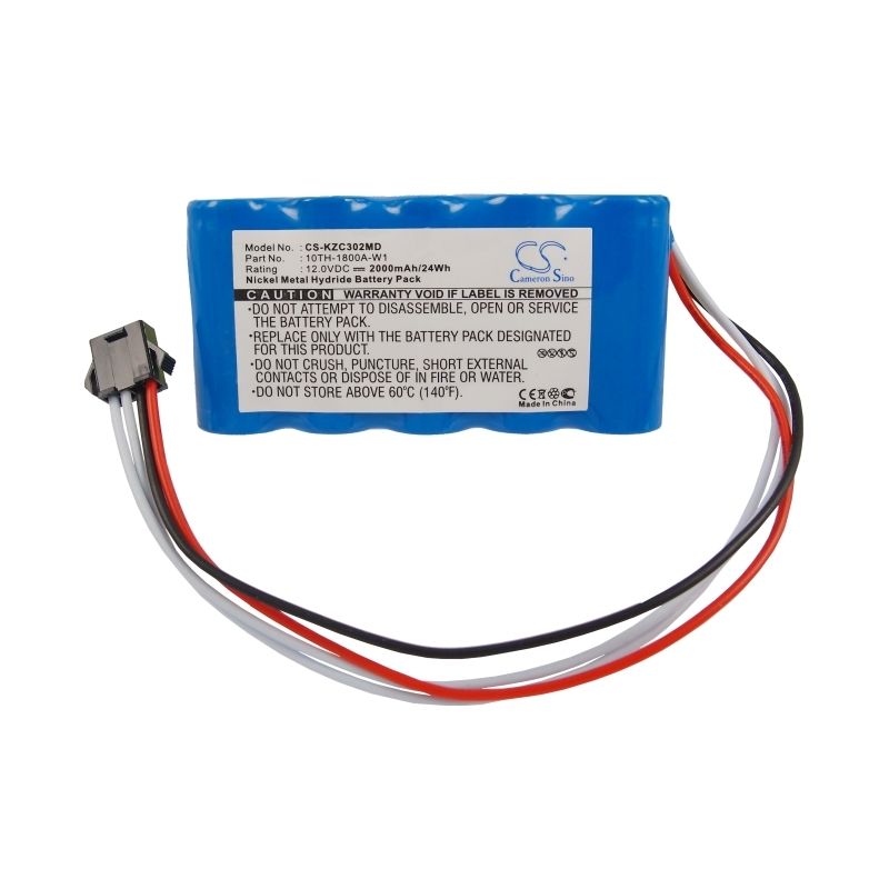 Ni-MH Battery fits Hp, M3516a, Kenz Cardico, 302 12.0V, 2000mAh Medical Cameron Sino Technology Limited