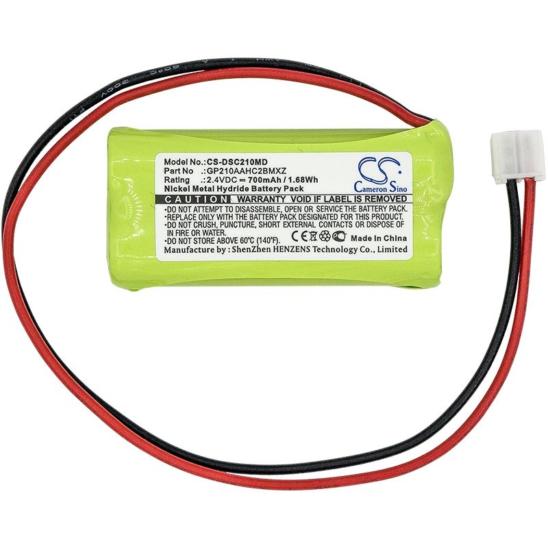 Ni-MH Battery fits Dentsply, Propex Ii, Dssb, Propex Ii 2.4V, 700mAh Medical Cameron Sino Technology Limited