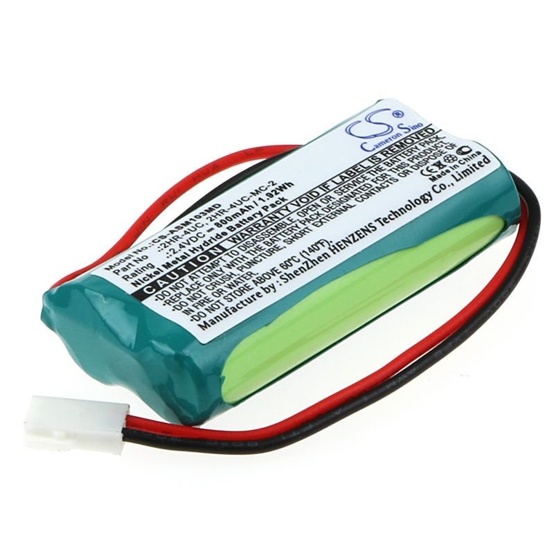 Ni-MH Battery fits Air Shields-vickers, Jm103 Jaundice Meter, Air Shields-vickers 2.4V, 800mAh Medical Cameron Sino Technology Limited