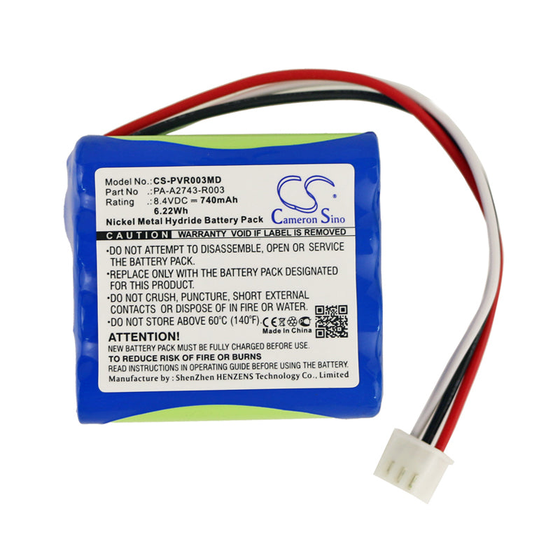 Ni-MH Battery fits Physiomed, Vocastim, Vvocastim Trainer, 8.4V, 740mAh Medical Cameron Sino Technology Limited