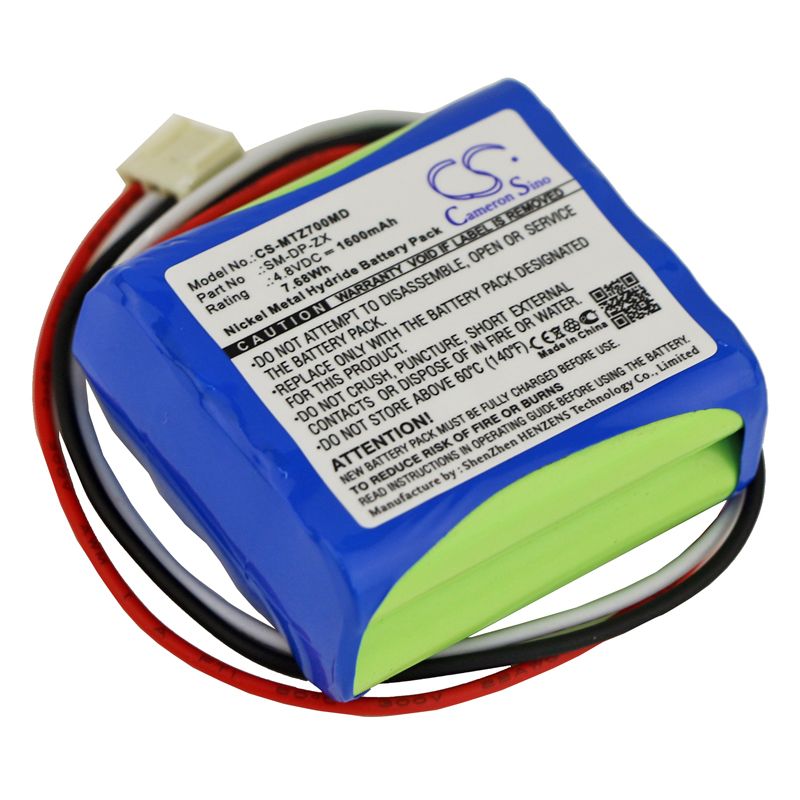 Ni-MH Battery fits Morita, Sm-dp-zx 4.8V, 1600mAh Medical Cameron Sino Technology Limited