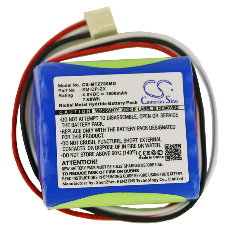 Ni-MH Battery fits Morita, Sm-dp-zx 4.8V, 1600mAh Medical Cameron Sino Technology Limited