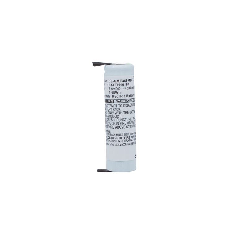 Ni-MH Battery fits Ge, Oxycapnomonitor Smk 365, Ge 3.6V, 300mAh Medical Cameron Sino Technology Limited