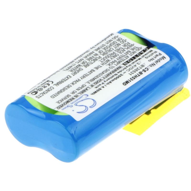 Ni-MH Battery fits Brandtech, Accu-jet, Accu-jet Pipette Controllers, 2.4V, 2000mAh Medical Cameron Sino Technology Limited