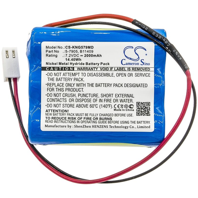 Ni-MH Battery fits Kangaroo, Control Enteral Feeding Pump, Kangaroo 7.2V, 2000mAh Medical Cameron Sino Technology Limited