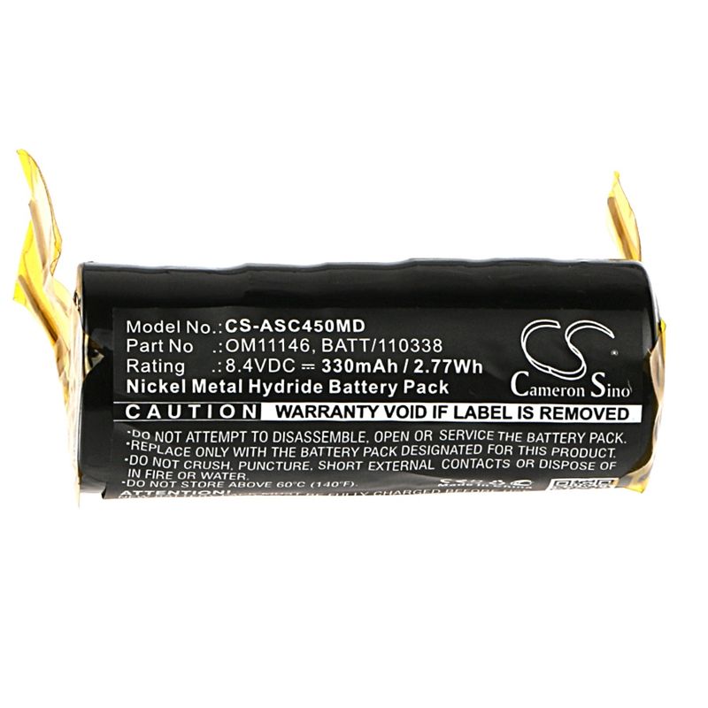 Ni-MH Battery fits Air Shields-vickers, C450 Incubator, Drager, C450qt 8.4V, 330mAh Industrial Cameron Sino Technology Limited